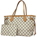 6％OFF ルイ ヴィトン Louis Vuitton ネヴァーフル PM ハンドバッグ トートバッグ ダミエアズール ホワイト N41362 レディース 【中古】 msp29