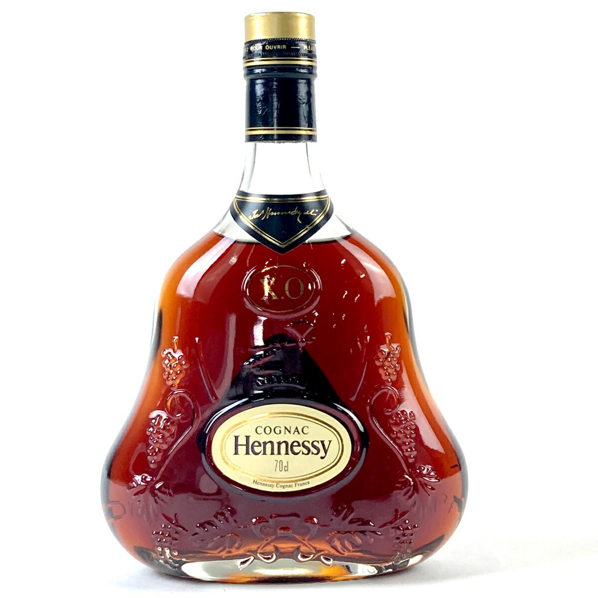 ヘネシー Hennessy XO 金キャップ クリアボトル 700ml ブランデー コニャック 【中古】