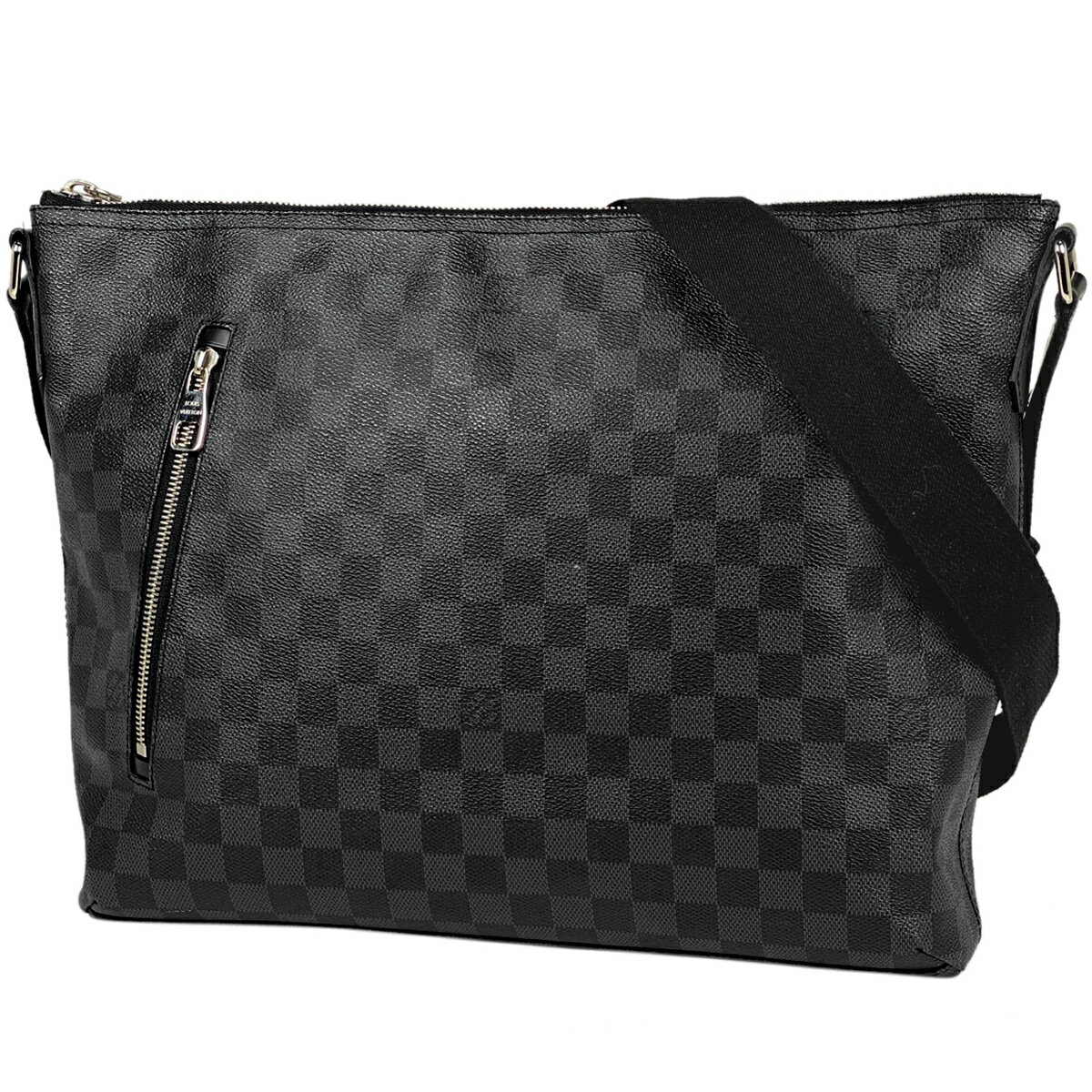 10％OFF ルイ ヴィトン Louis Vuitton ミック MM 肩掛け 斜め掛け ショルダーバッグ ダミエグラフィット ブラック N41106 メンズ 【中古】 msp29