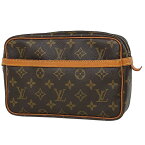 ルイ・ヴィトン Louis Vuitton コンピエーニュ 23 クラッチバッグ 手持ち セカンドバッグ モノグラム ブラウン M51847 レディース 【中古】