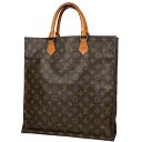 ルイ・ヴィトン Louis Vuitton サックプラ 通勤鞄 通学鞄 ハンドバッグ トートバッグ モノグラム ブラウン M51140 レディース 【中古】