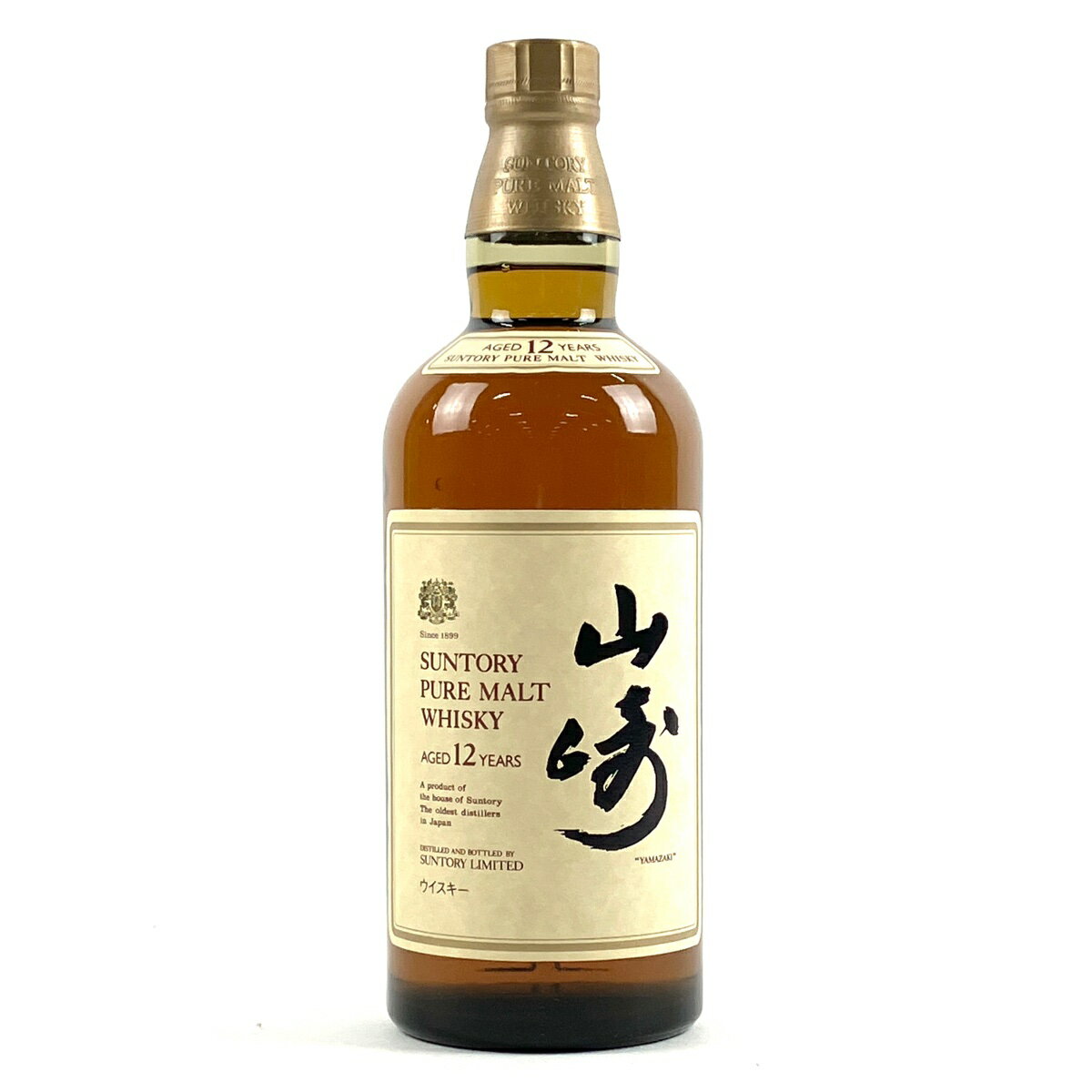 【東京都内限定発送】 サントリー SUNTORY 山崎 12年 ピュアモルト 向獅子 750ml 国産ウイスキー 【中古】