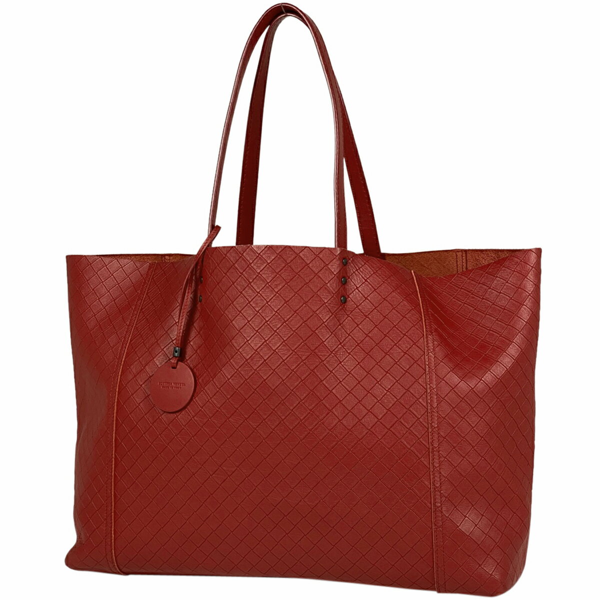 16％OFF ボッテガヴェネタ BOTTEGAVENETA イントレッチオ ミラージュ トート ショルダーバッグ バタフライ トートバッグ レザー レッド レディース 【中古】 msp29