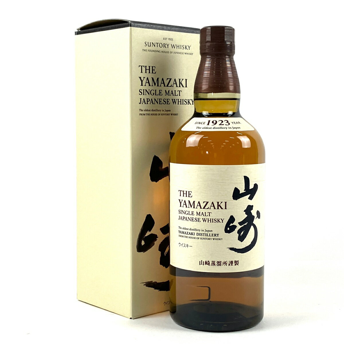 【東京都内限定発送】 サントリー SUNTORY 山崎 シングルモルト ジャパニーズ 700ml 国産ウイスキー 【中古】