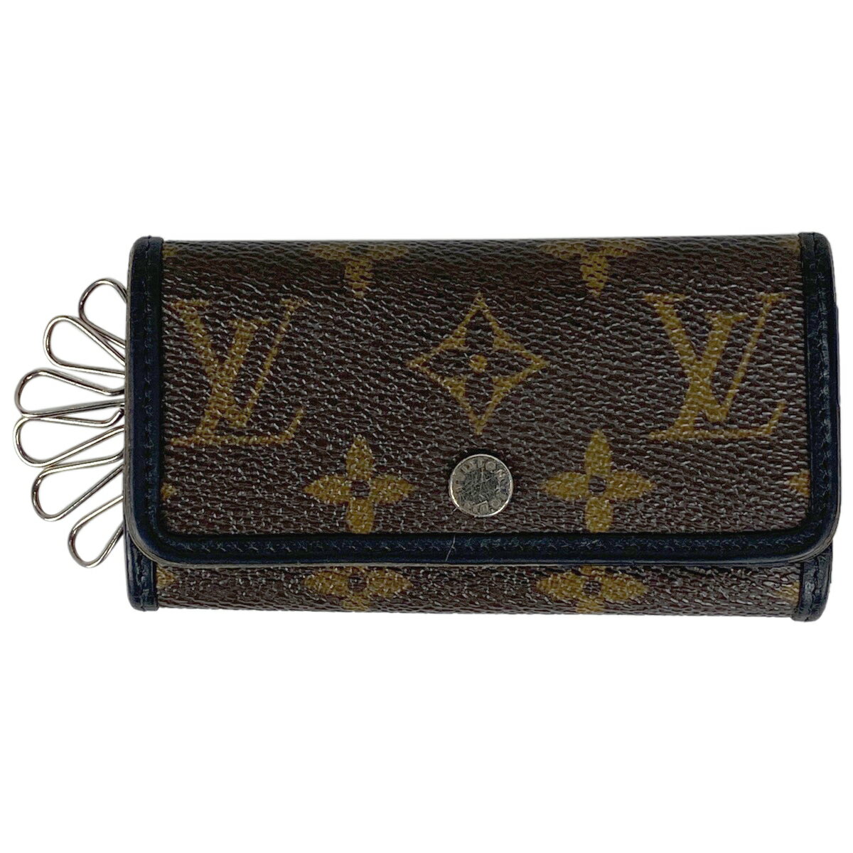 17％OFF 【ラッピング可】ルイ・ヴィトン Louis Vuitton ミュルティクレ 6 鍵入れ キーホルダー キーケース モノグラムマカサー ブラウン ブラック M60165 メンズ 【中古】 msp29