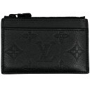 14％OFF 【ラッピング可】ルイ・ヴィトン Louis Vuitton コンパクト コインカード ホルダー 小銭入れ カードケース モノグラム シャドウ カードケース モノグラム ブラック M82245 メンズ 【中古】 msp29