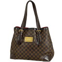 ルイ・ヴィトン Louis Vuitton ハムステッド MM ショルダーバッグ トートバッグ ダミエ ブラウン N51204 レディース 【中古】