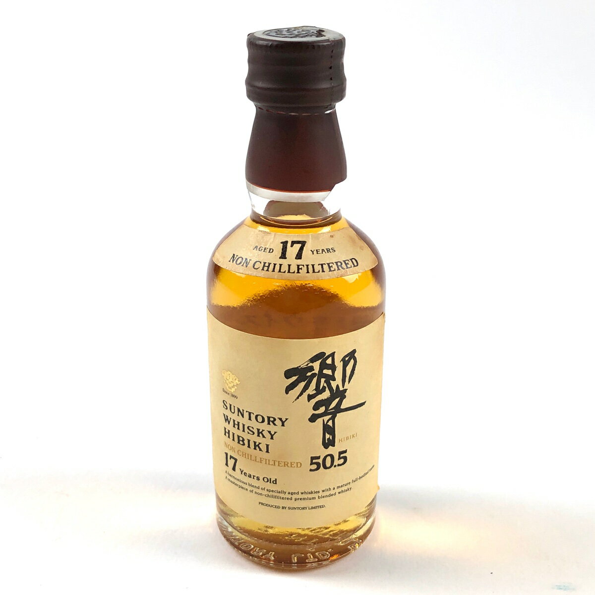 【東京都内限定発送】 サントリー SUNTORY 響 17年 ノンチルフィルタード 50.5 50ml 国産ウイスキー 【中古】