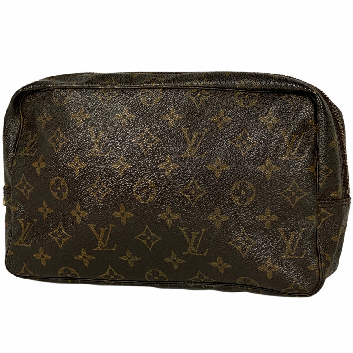 4％OFF ルイ・ヴィトン Louis Vuitton トゥルース トワレット 28 メイク コスメ セカンドバッグ 化粧ポーチ モノグラム ブラウン M47522 レディース 【中古】 msp29