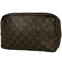 3％OFF ルイ・ヴィトン Louis Vuitton トゥルース トワレット 28 メイク コスメ セカンドバッグ 化粧ポーチ モノグラム ブラウン M47522 レディース 【中古】 msp29