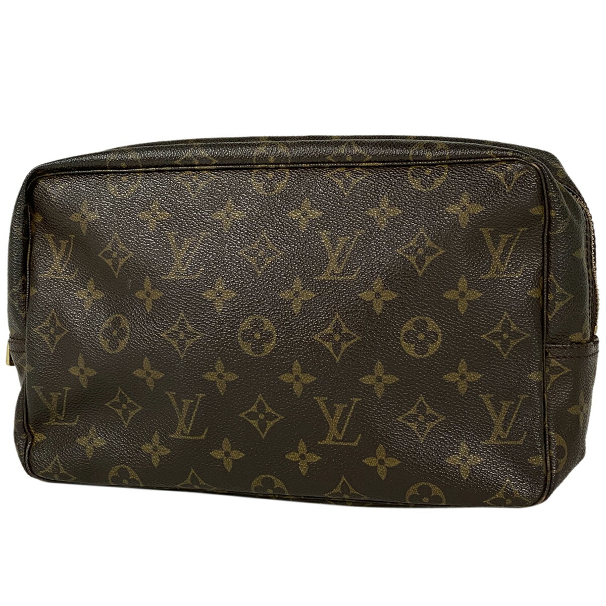 10％OFF ルイ・ヴィトン Louis Vuitton トゥルース トワレット 28 メイク コスメ セカンドバッグ 化粧ポーチ モノグラム ブラウン M47522 レディース 【中古】 msp29