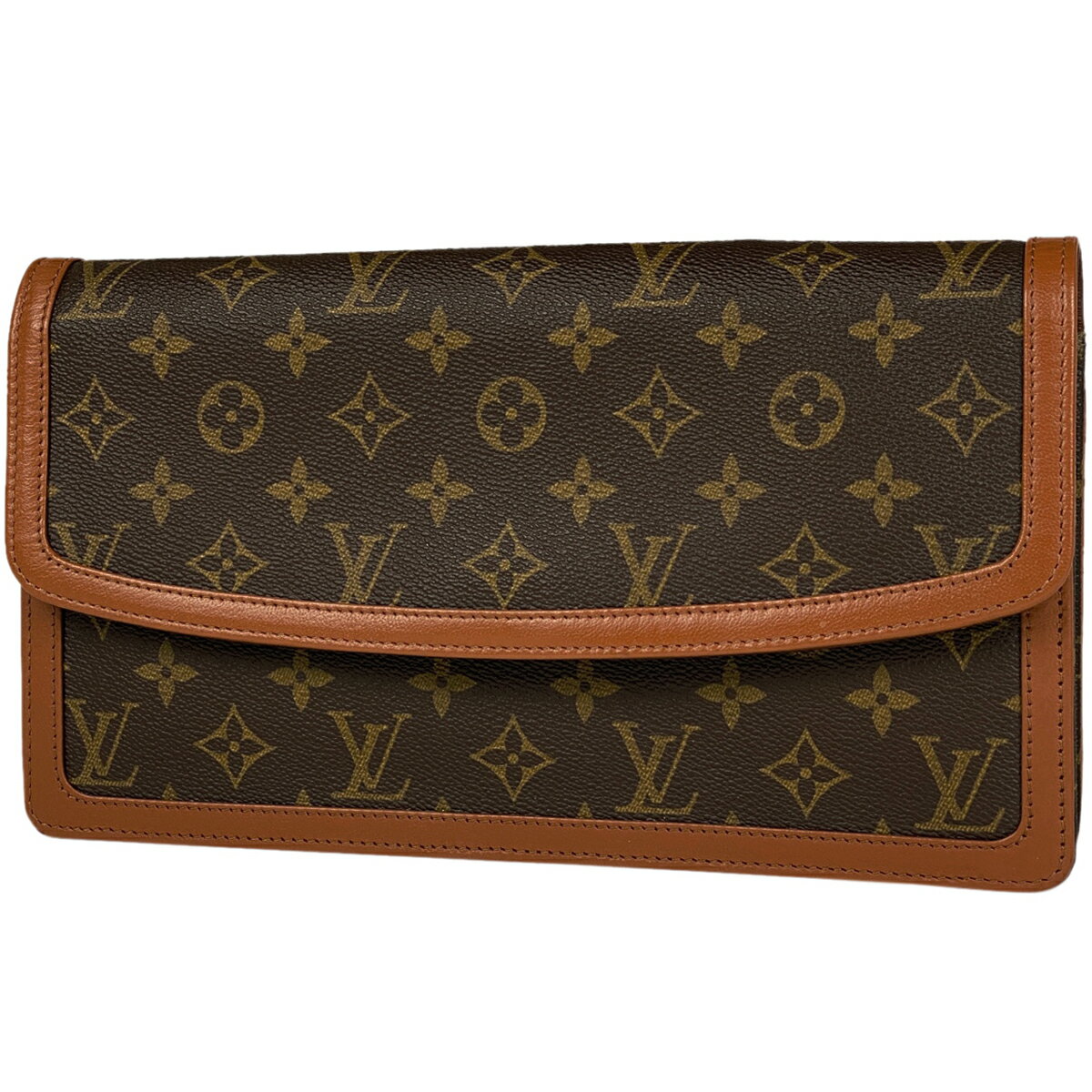 ルイ・ヴィトン Louis Vuitton ポシェット・ダム GM クラッチバッグ セカンドバッグ モノグラム ブラウン M51810 メンズ 【中古】