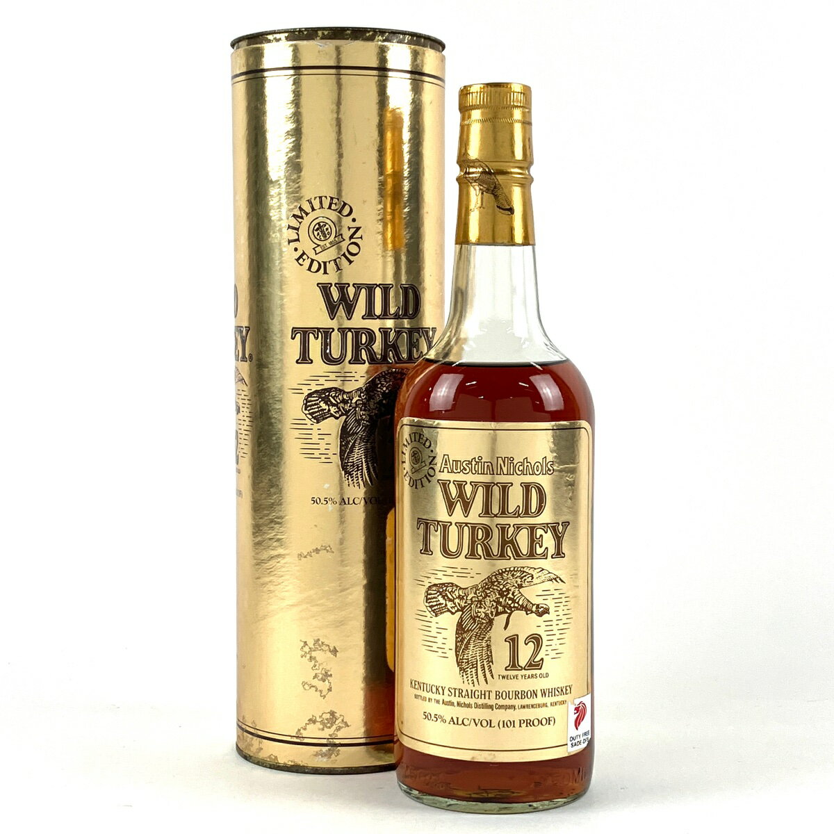 ワイルドターキー WILD TURKEY 12年 ゴールドラベル 750ml アメリカンウイスキー 【中古】