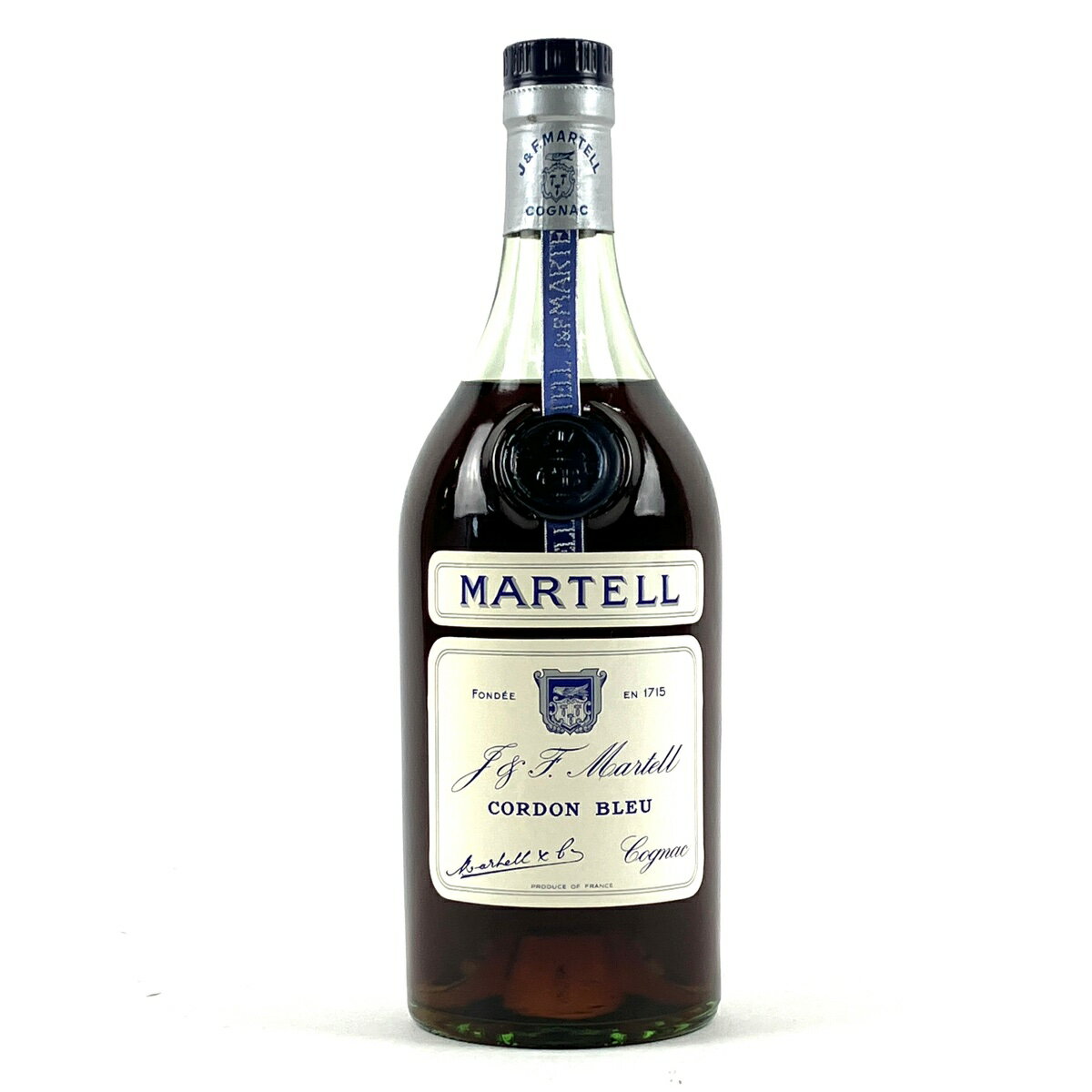 7％OFF マーテル MARTELL コルドンブルー 旧ボトル 白ラベル グリーンボトル 700ml ブランデー コニャック 【中古】0