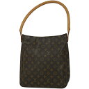 ルイ ヴィトン Louis Vuitton ルーピング GM 肩掛け ワンショルダー ショルダーバッグ モノグラム ブラウン M51145 レディース 【中古】