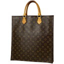 ルイ ヴィトン Louis Vuitton サックプラ 通勤鞄 通学鞄 ハンドバッグ トートバッグ モノグラム ブラウン M51140 レディース 【中古】