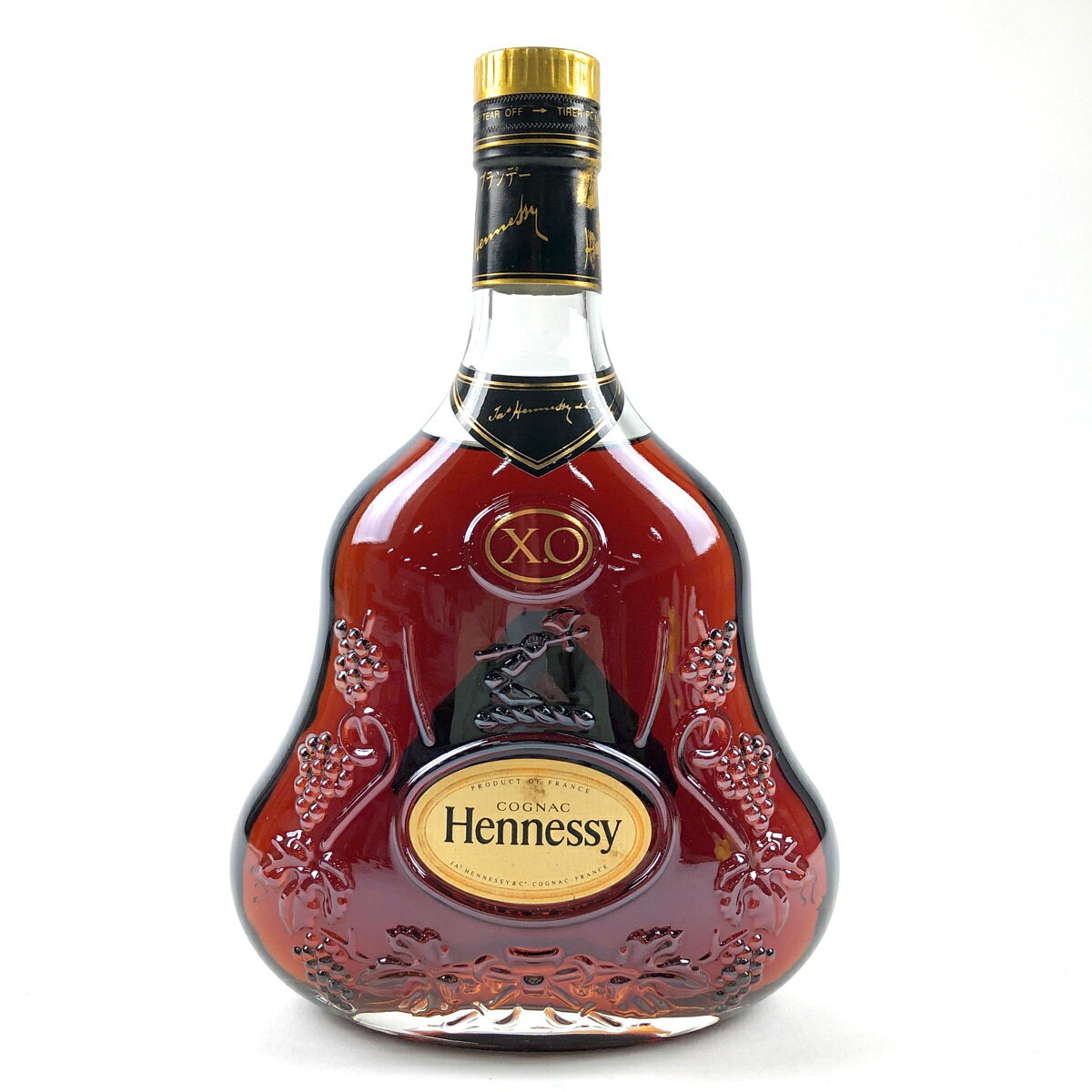 ヘネシー Hennessy XO 金キャップ クリアボトル 700ml ブランデー コニャック 【中古】