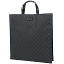 グッチ GUCCI GG柄 トートバッグ 2WAY ショルダーバッグ GGスプリーム トートバッグ コーティングキャンバス ブラック 495559 レディース 【中古】