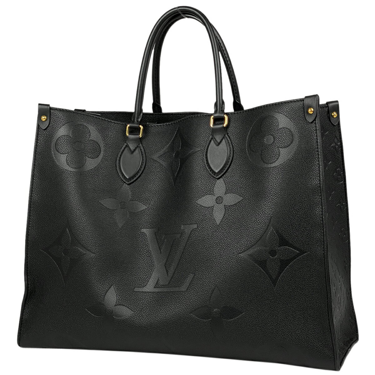 ルイ・ヴィトン Louis Vuitton オンザゴー GM 2WAY ショルダーバッグ ハンドバッグ トートバッグ モノグラムアンプラント ノワール(ブラック) M44925 レディース 【中古】 msp29