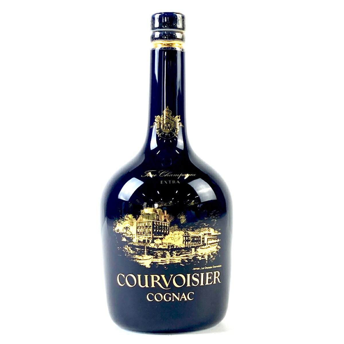 クルボアジェ Courvoisier エクストラ シャトーリモージュ 陶器 ブランデー コニャック 【中古】