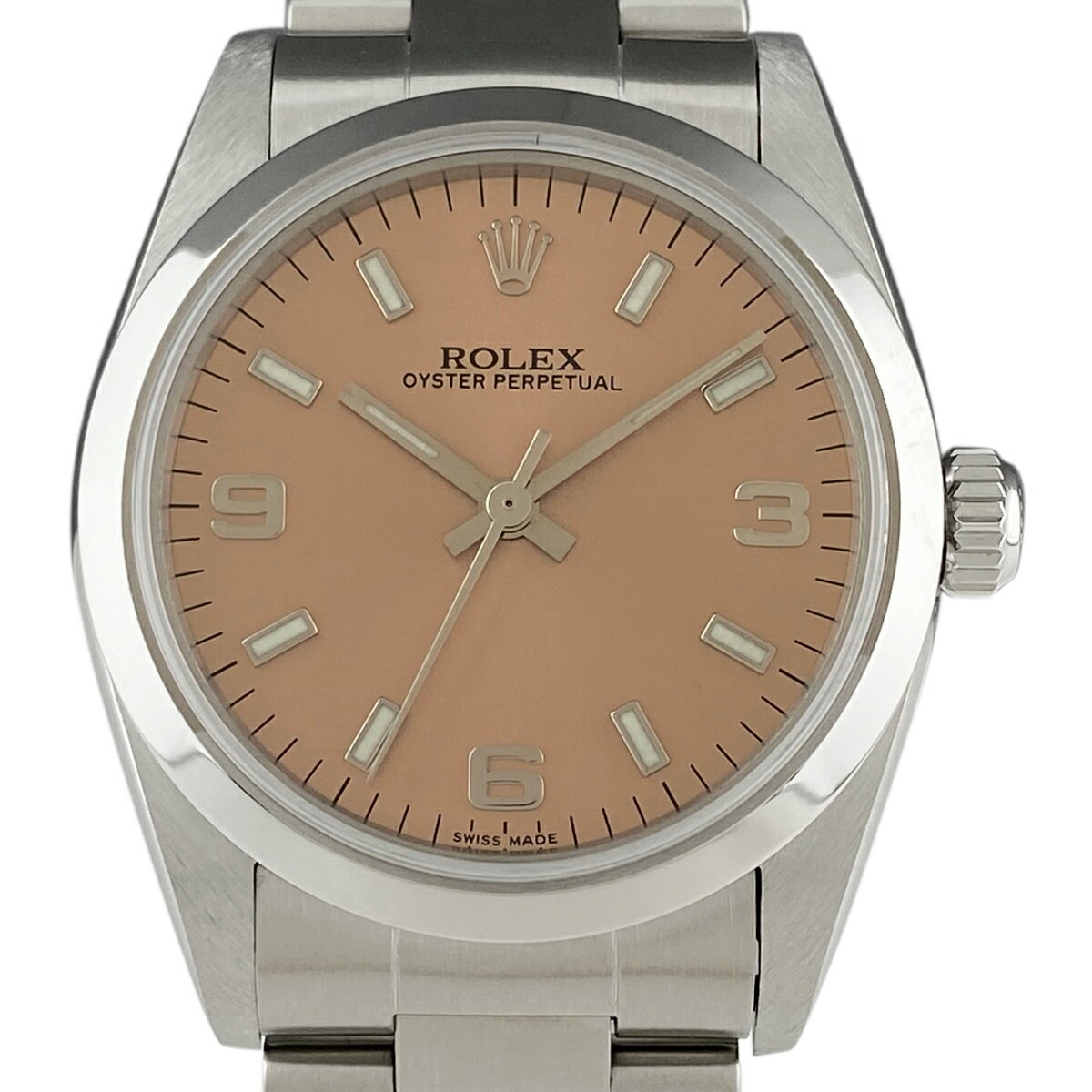 【ラッピング可】 ロレックス ROLEX オイスターパーペチュアル 77080 腕時計 SS 自動巻 ...