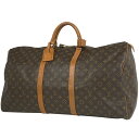 5％OFF ルイ・ヴィトン Louis Vuitton キーポル 60 ハンドバッグ 旅行 出張 ビジネス ボストンバッグ モノグラム ブラウン M41422 レディース 【中古】 msp29