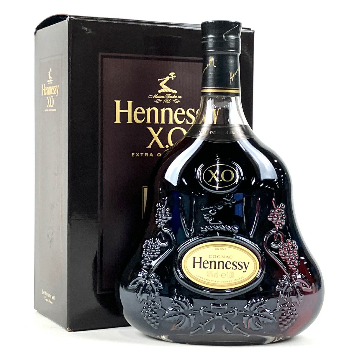 5％OFF ヘネシー Hennessy XO 黒キャップ 現行 1000ml ブランデー コニャック 【中古】