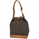 ルイ ヴィトン Louis Vuitton ノエ ワンショルダー 肩掛け 巾着型 ショルダーバッグ モノグラム ブラウン M42224 レディース 【中古】