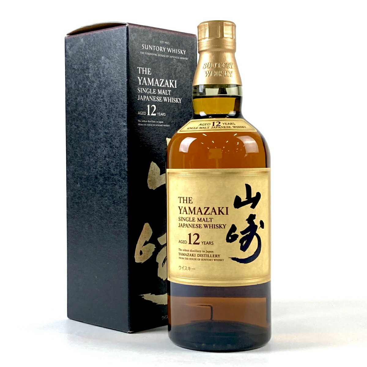 【東京都内限定発送】 サントリー SUNTORY 山崎 12年 シングルモルト 700ml 国産ウイスキー 【中古】