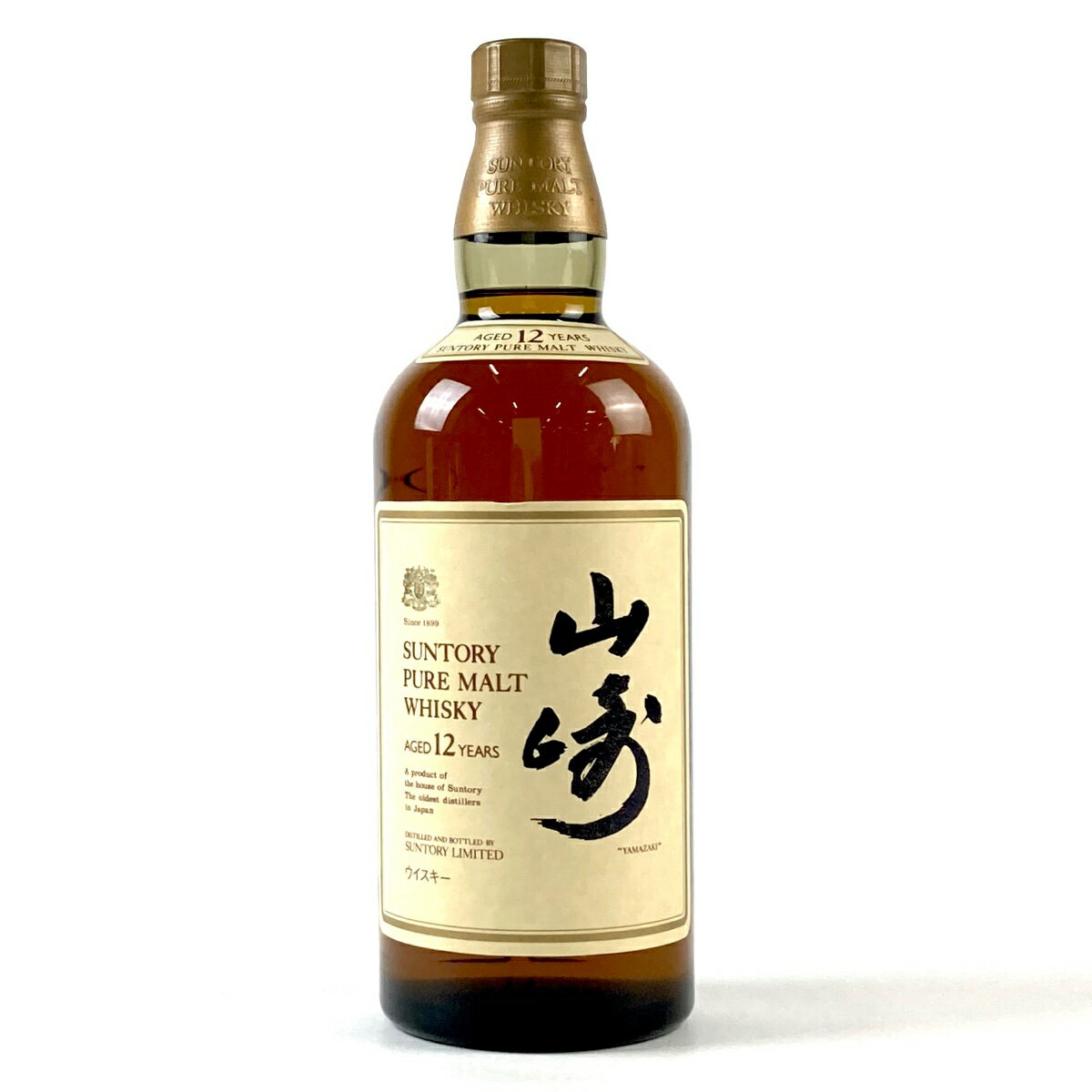 10％OFF 【東京都内限定発送】 サントリー SUNTORY 山崎 12年 ピュアモルト 向獅子 750ml 国産ウイスキー 【中古】0