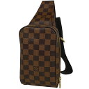 ルイ・ヴィトン Louis Vuitton ジェロニモス ウエストバッグ ショルダーバッグ ボディバッグ ダミエ ブラウン N51994 レディース 【中古】