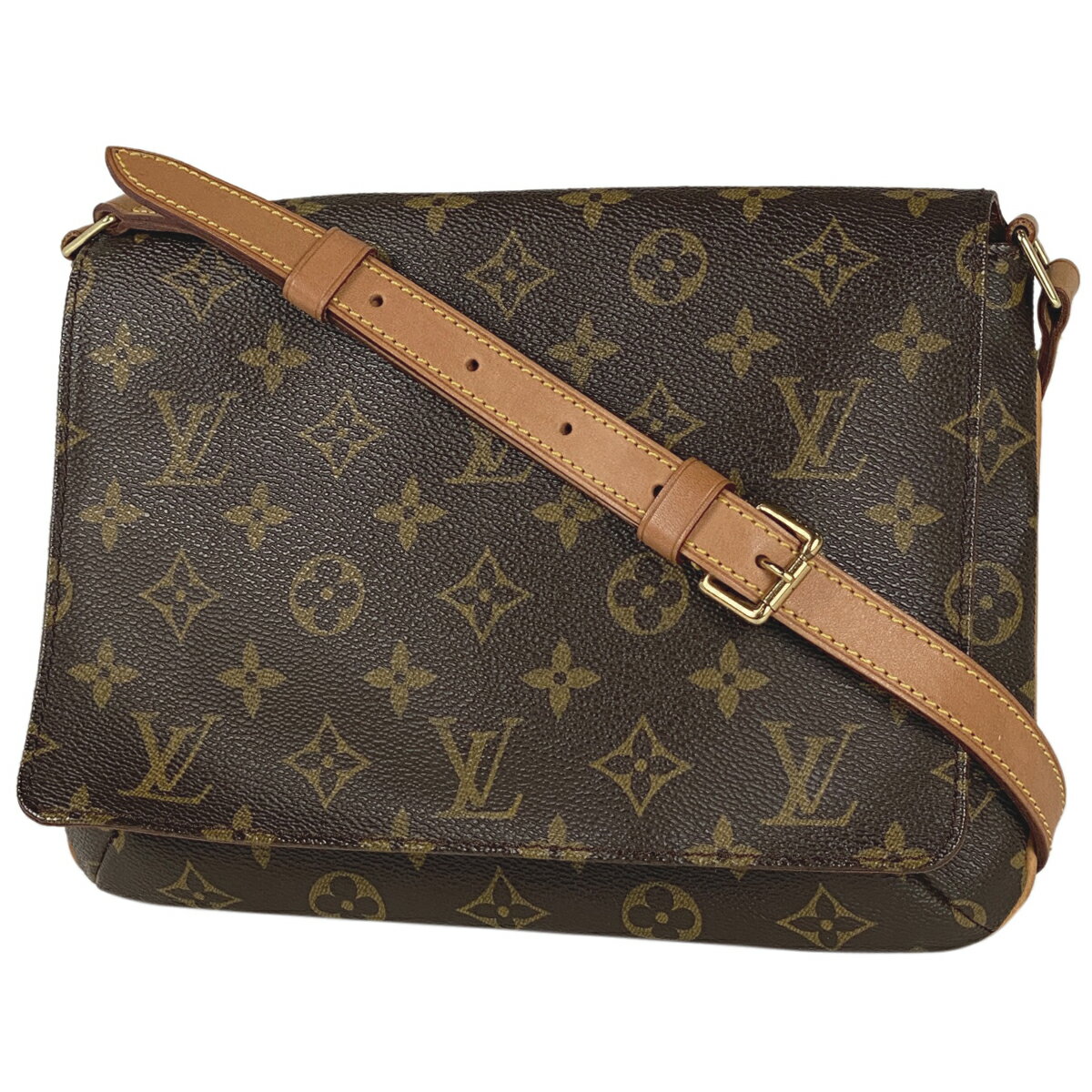 19％OFF ルイ・ヴィトン Louis Vuitton ミュゼット タンゴ ショート 肩掛け ショルダーバッグ モノグラム ブラウン M51257 レディース 【中古】 msp29