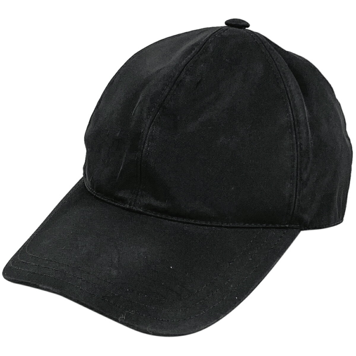22％OFF プラダ PRADA ロゴプレート キャップ メンズ 帽子 キャップ ナイロン ネロ(ブラック) レディース 【中古】 msp29