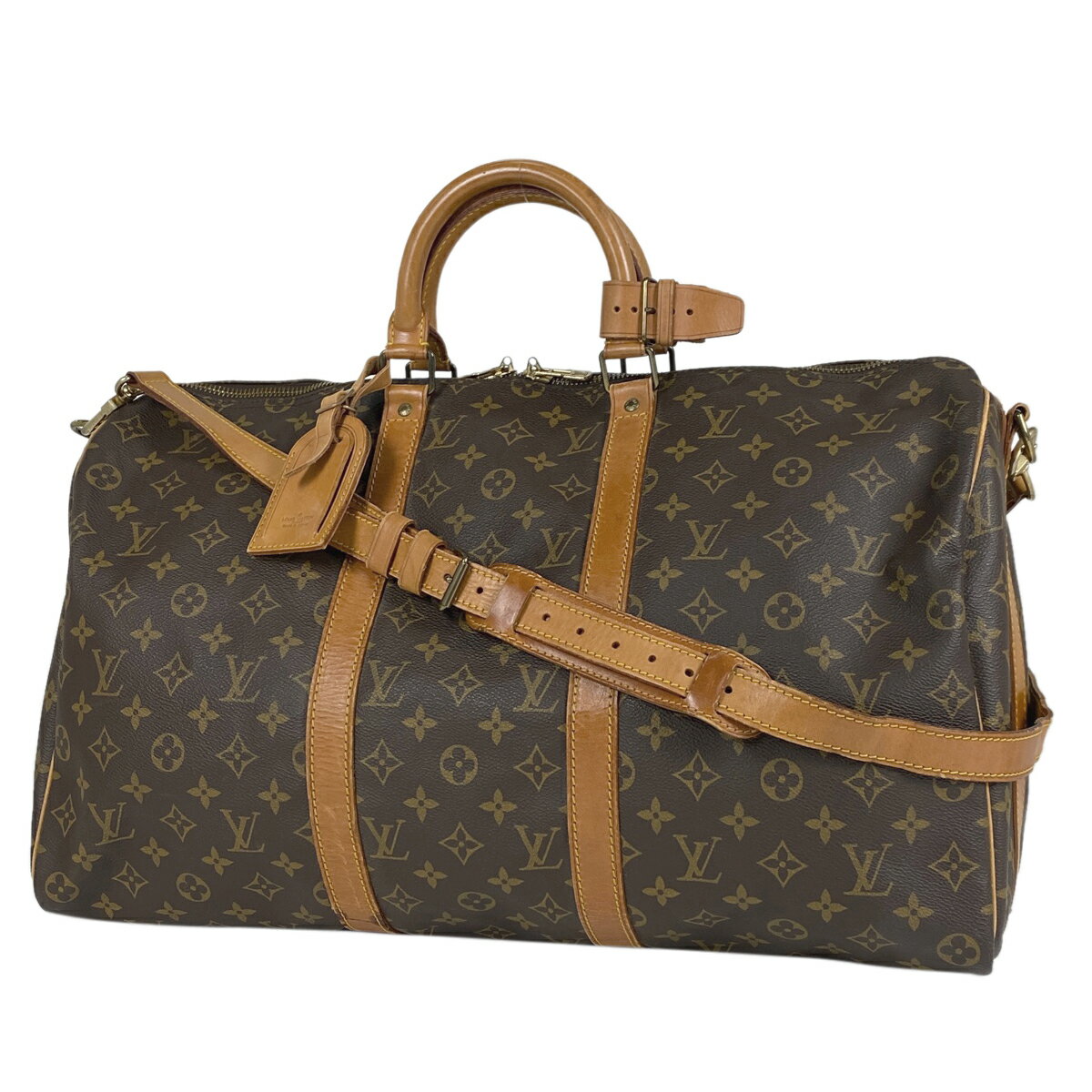 8％OFF ルイ・ヴィトン Louis Vuitton キーポル バンドリエール 50 旅行 出張 ボストンバッグ モノグラム ブラウン M41416 レディース 【中古】 msp29