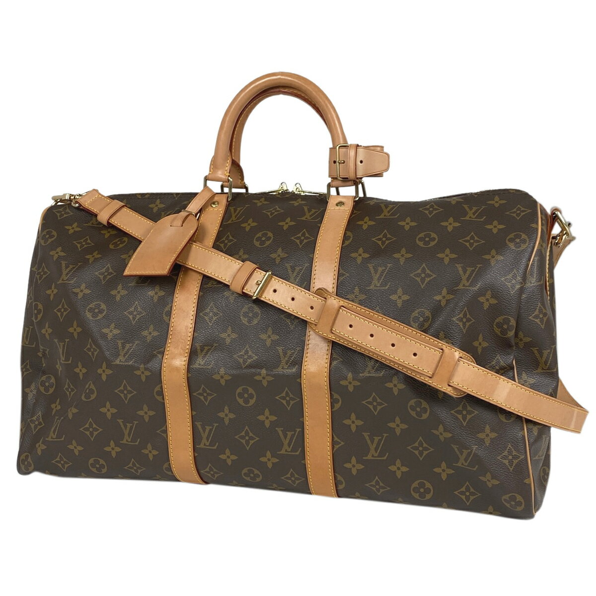 10％OFF ルイ・ヴィトン Louis Vuitton キーポル バンドリエール 50 2WAY ショルダーバッグ ボストンバッグ モノグラム ブラウン M41416 レディース 【中古】 msp29