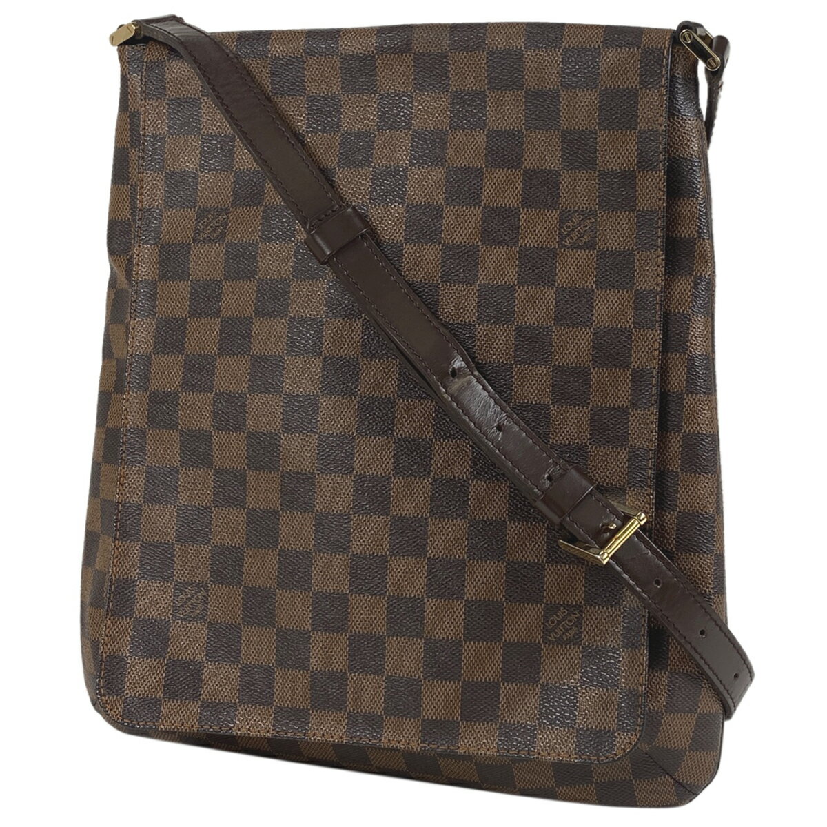 ルイ・ヴィトン Louis Vuitton ミュゼット 斜め掛け ショルダーバッグ ダミエ ブラウン N51302 レディース 【中古】