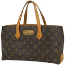 ルイ・ヴィトン Louis Vuitton ウィルシャー PM ハンドバッグ 手提げ トートバッグ モノグラム ブラウン M45643 レディース 【中古】