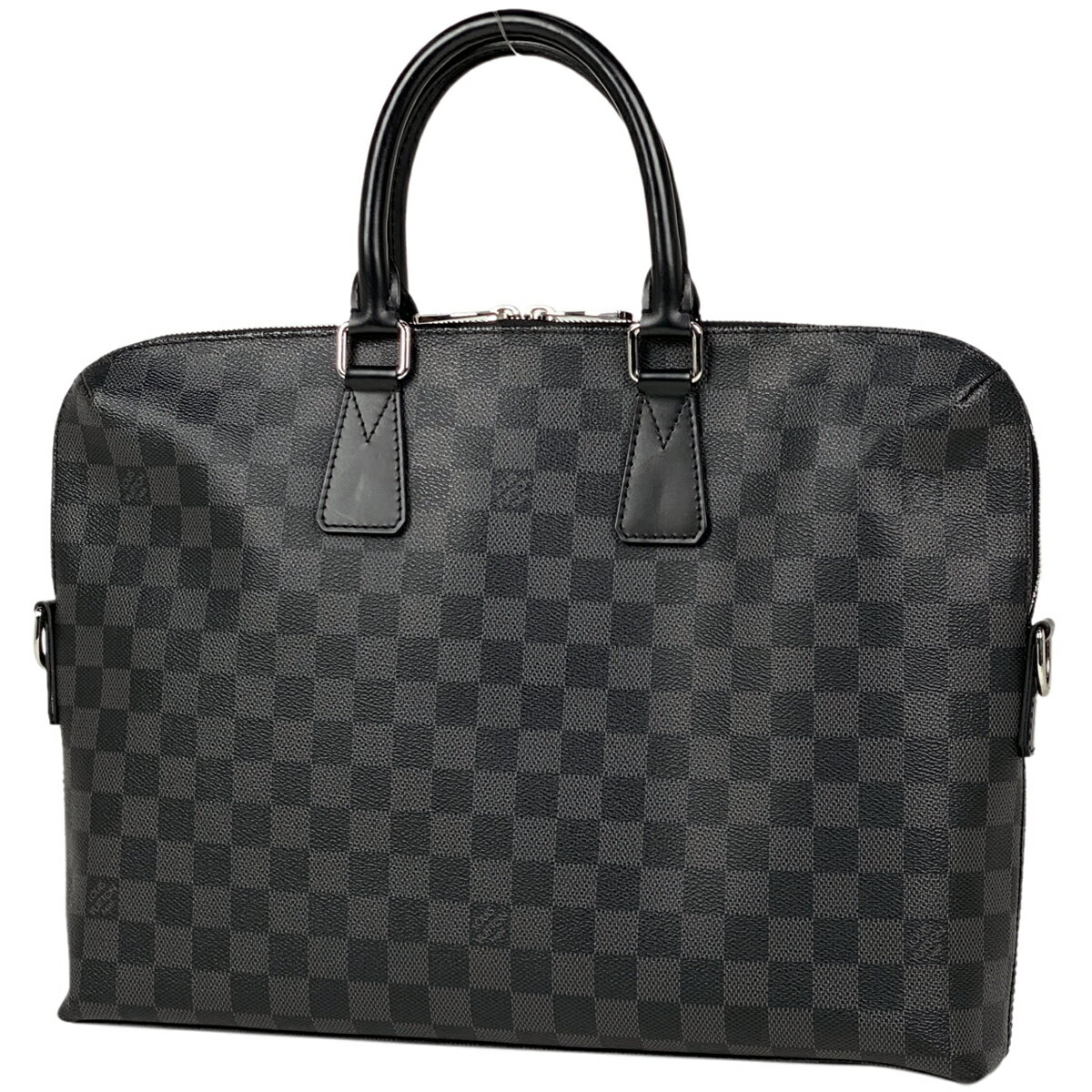 14％OFF ルイ・ヴィトン Louis Vuitton ポルト ドキュマン ジュール ブリーフケース PDJ ビジネスバッグ ダミエグラフィット ブラック N48224 メンズ 【中古】 msp29