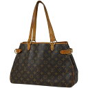 ルイ・ヴィトン Louis Vuitton バティニョール オリゾンタル ショルダーバッグ トートバッグ モノグラム ブラウン M51154 レディース 【中古】