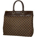 ルイ・ヴィトン Louis Vuitton グリニッジ PM ハンドバッグ 旅行 出張 ボストンバッグ ダミエ ブラウン N41165 レディース 【中古】