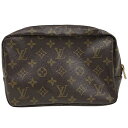 8％OFF ルイ・ヴィトン Louis Vuitton トゥルース トワレット 23 メイク コスメ セカンドバッグ 化粧ポーチ モノグラム ブラウン M47524 レディース 【中古】 msp29