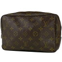 5％OFF ルイ・ヴィトン Louis Vuitton トゥルース トワレット 23 メイク コスメ セカンドバッグ 化粧ポーチ モノグラム ブラウン M47524 レディース 【中古】 msp29