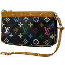 ルイ・ヴィトン Louis Vuitton ポシェット アクセソワール ハンドバッグ アクセサリーポーチ モノグラムマルチカラー ノワール(ブラック) M92648 レディース 【中古】