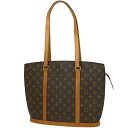 ルイ・ヴィトン Louis Vuitton バビロン 肩掛け ショルダーバッグ 通勤 トートバッグ モノグラム ブラウン M51102 レディース 【中古】