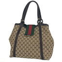 6％OFF グッチ GUCCI GG柄 ショルダーバッグ ハンドバッグ シェリーライン ウエブ ショルダーバッグ GGキャンバス ベージュ ブラウン 233607 レディース 【中古】 msp29