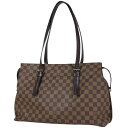 ルイ・ヴィトン Louis Vuitton チェルシー トートバッグ 肩掛け トートバッグ ダミエ ブラウン N51119 レディース 【中古】