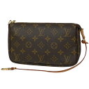 15％OFF ルイ・ヴィトン Louis Vuitton ポシェット アクセソワール メイク コスメ アクセサリーポーチ モノグラム ブラウン M51980 レディース 【中古】 msp29