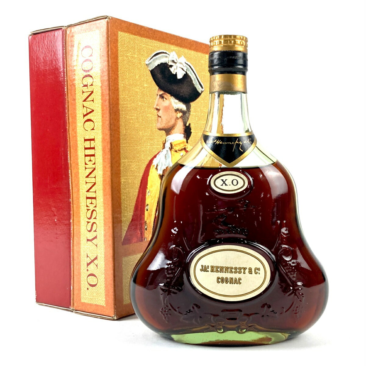 ヘネシー Hennessy ジャズ ヘネシー XO 金キャップ グリーンボトル 700ml ブランデー コニャック 【中古】