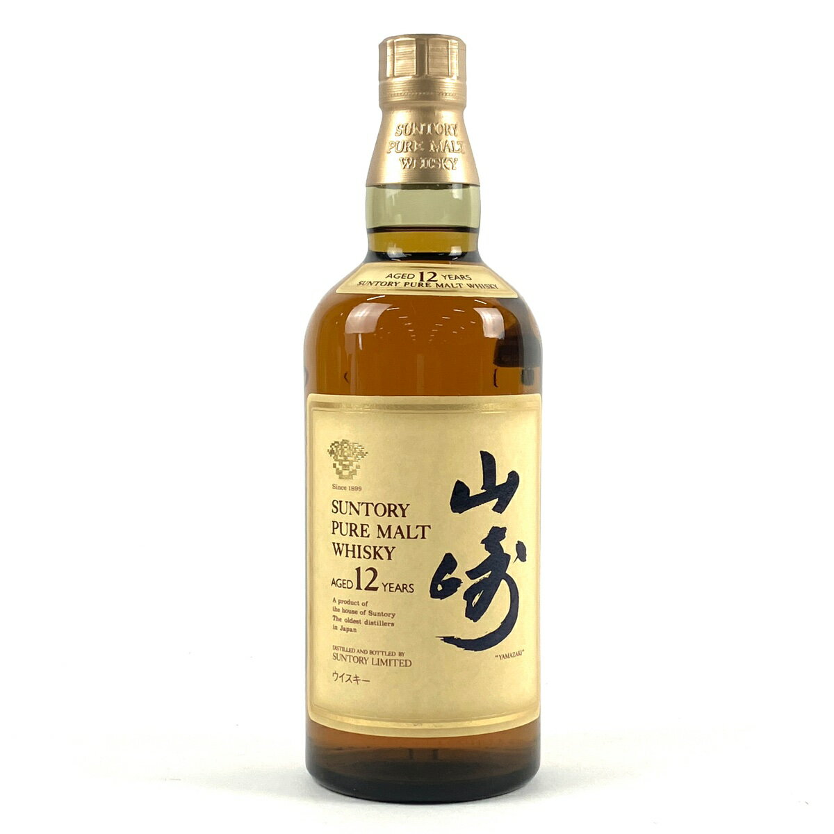 【東京都内限定発送】 サントリー SUNTORY 山崎 12年 ピュアモルト 750ml 国産ウイスキー 【中古】