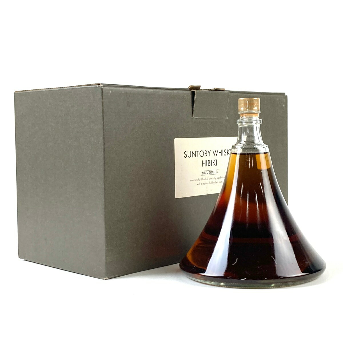 10％OFF 【東京都内限定発送】 サントリー SUNTORY 響 楽器ボトル ホルン型 500ml 国産ウイスキー 【中古】0